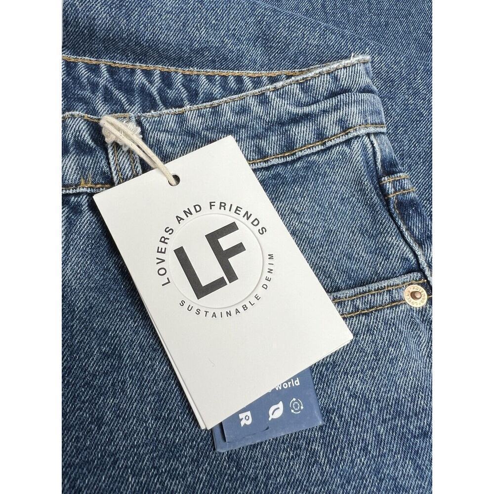 NWT Lovers and Friends Ryan High Rise Straight Jeans in San Sebastian Size 27 - Picture 4 of 12